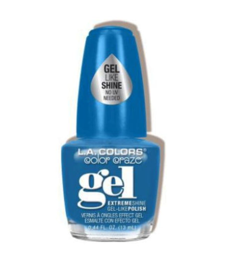 Vibrant LA Colors Gel Shine Polish - Zing providing chip-resistant durability and salon-quality shine without a UV lamp.