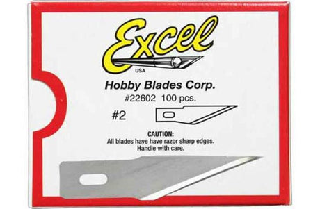 Hobby Tool #2 Standard Blades: 100 precision carbon steel blades for accurate cutting in various crafting projects.
