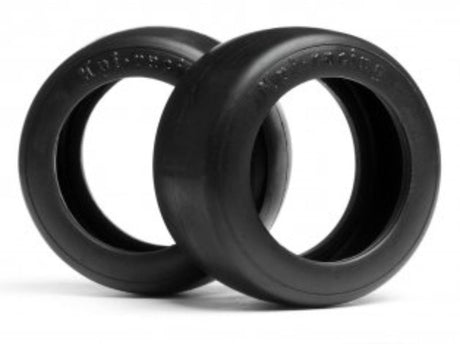 Vintage Slick W31mm racing tires for 1/10 T cars, designed for grip and speed, ideal for classic Trans Am models.