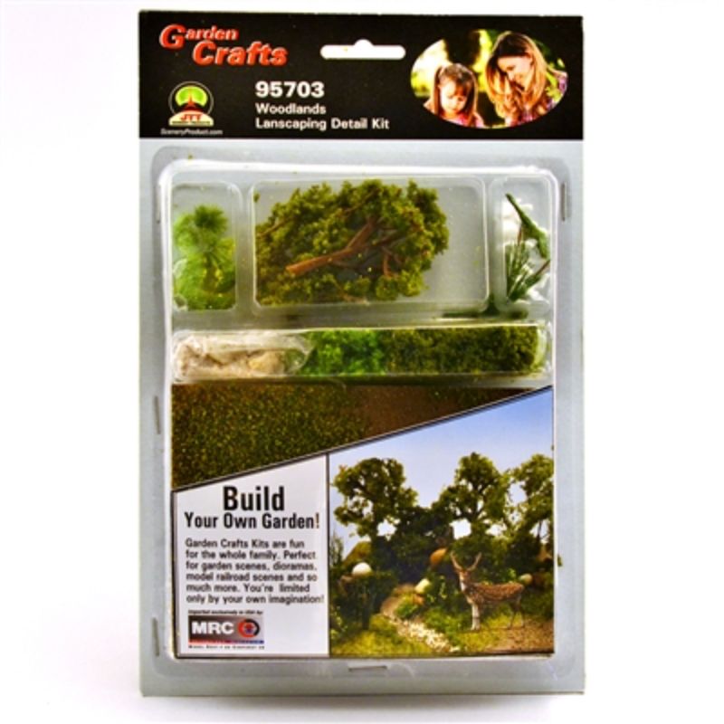 Model Scenery - Enchanted Forest: A detailed miniature forest with vibrant trees and whimsical elements for creative landscapes.
