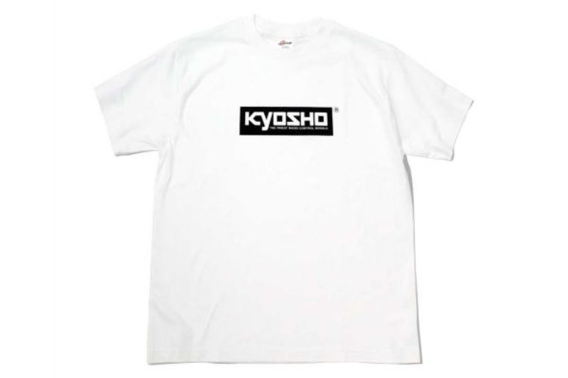 Kyosho Parts - T Shirt L: Box Logo White