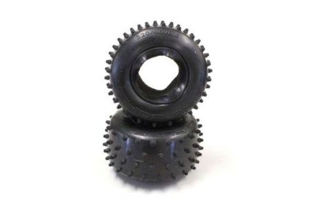 Kyosho Optima Pin Tyre Med for 43mm wheels, offering superior grip and stability for on-road and off-road racing.
