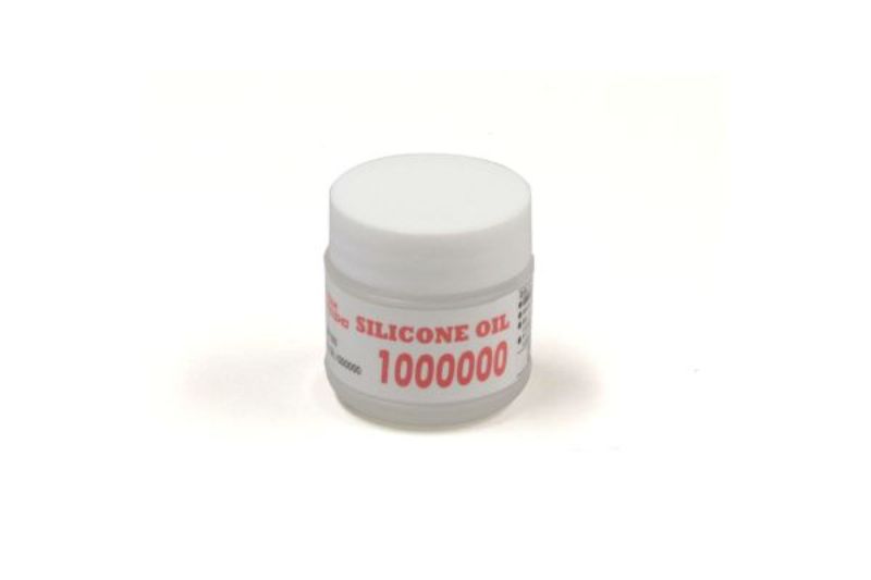 Kyosho Parts Silicone Oil #1000000 in a 20cc bottle, perfect for tuning RC car shocks and differentials for optimal performance.