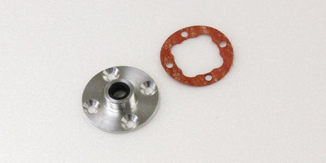 Aluminum gear differential case for Kyosho Ultima RB6, SC, and RT models, enhancing durability and performance in RC racing.