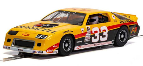 Slot Car - TransAm IROC Camaro #33, featuring vibrant livery and authentic design, perfect for collectors and racing fans.