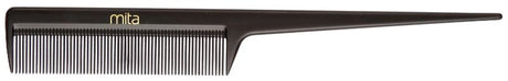 Mita Daily Tail Comb 20cm, a precision styling tool for detangling and parting, crafted for all hair types.