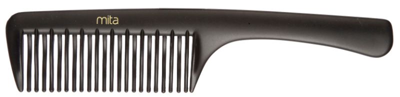 Mita Daily Detangling Comb 21cm designed for gentle detangling, reducing breakage, and suitable for all hair types.