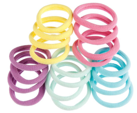 Mita Daily Basic Hairtie Value Pack includes 25 durable, no-slip hair ties for comfortable everyday styling.