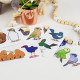 Milestone Discs Set featuring vibrant NZ native birds for documenting baby's first year in Te Reo Maori.