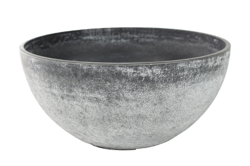 Large Nova Concrete Bowl (23 x 55cm) combines industrial style and sustainability, ideal for decor or planters.