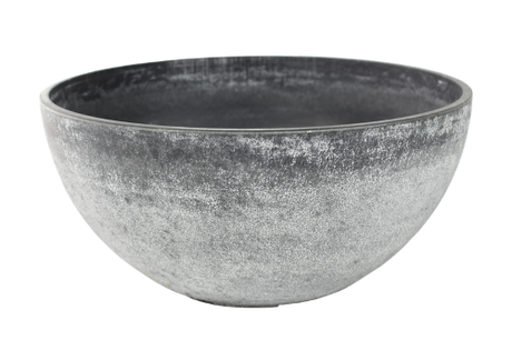 Large Nova Concrete Bowl (23 x 55cm) combines industrial style and sustainability, ideal for decor or planters.