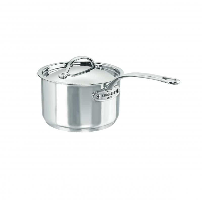 CHASSEUR Maison 14cm stainless steel saucepan, perfect for sauces, featuring elegant design and induction compatibility.