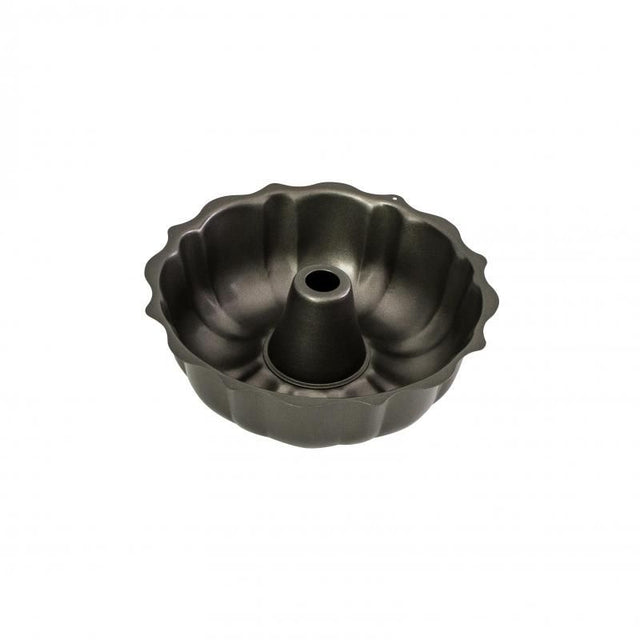 Bakemaster Fluted Ring Cake Pan, 27Ř x 18cm, non-stick, perfect for bundt cakes and easy release.