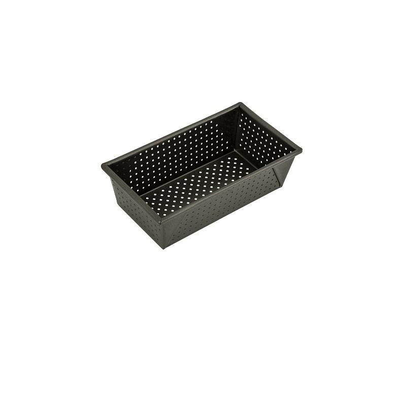 Non-stick loaf pan measuring 22x12x7cm, designed for crispy crusts and easy baking of all bread types.