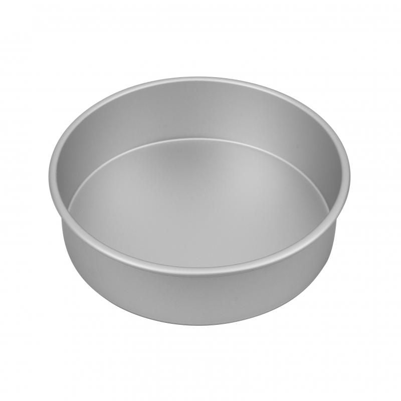 Bakemaster Silver Anodised Round Cake Pan 25X7.5cm