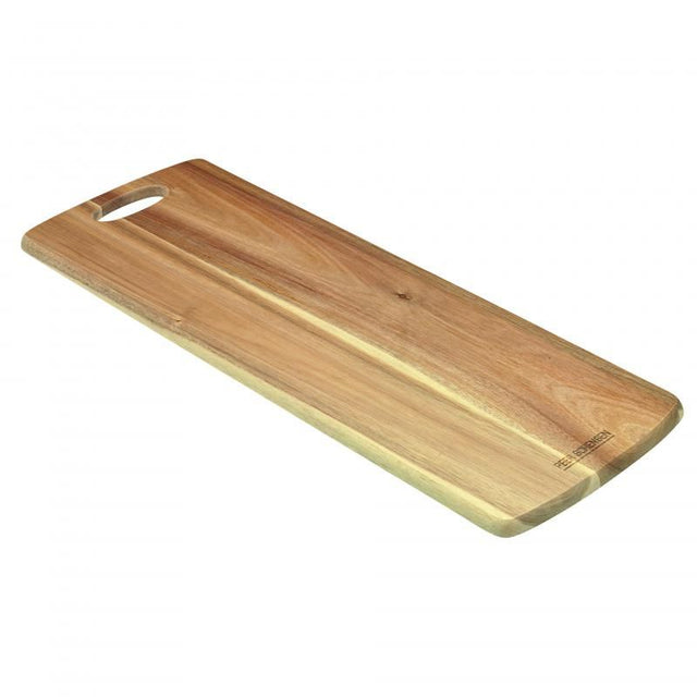 Peer Sorensen Tapas Serving Board made of acacia wood, 58x21.5x1.25cm, ideal for serving appetizers at gatherings.