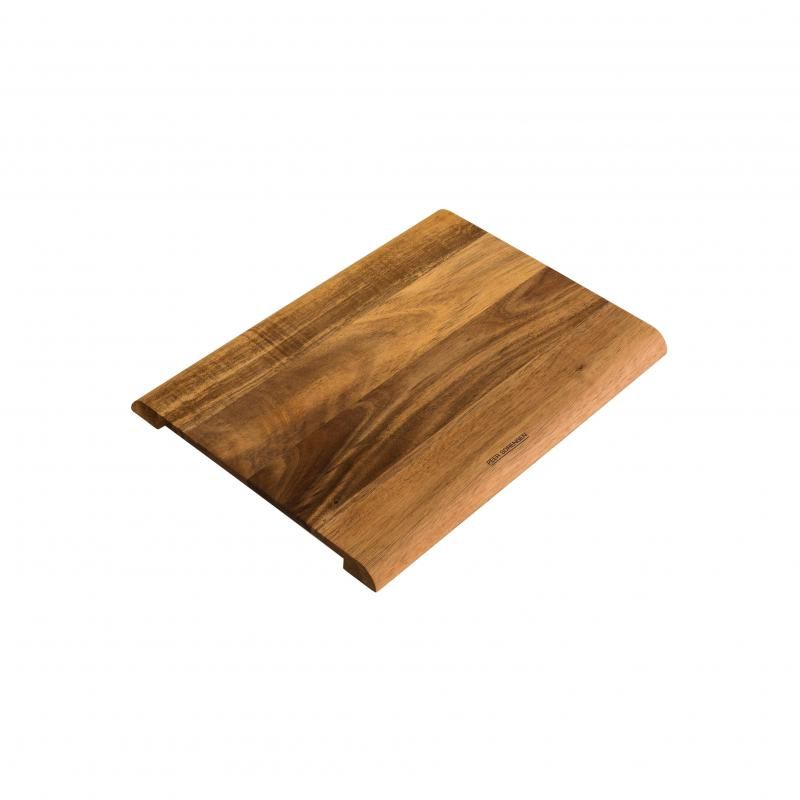 Peer Sorensen Acacia Long Grain Chopping Board, 35x25x1.8cm, features unique wood grain and serves for elegant food preparation and serving.