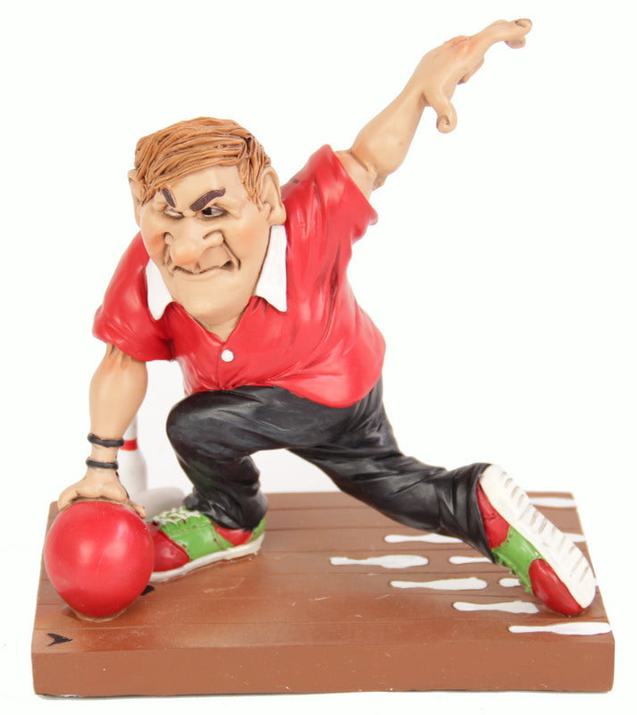 Colorful hand-painted Bowling Ornament, perfect for holiday decor, indoor/outdoor use, and a great gift for bowling fans.