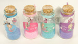Colorful Mermaid Wishes jar set of 24, perfect for crafts, party favors, or home decor, each jar captures ocean magic.