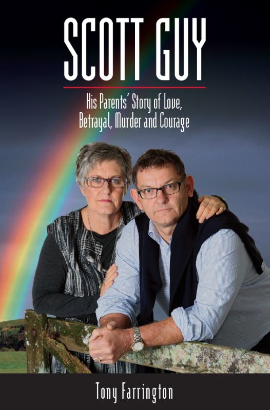 Cover of "Scott Guy," a poignant narrative of love, loss, and resilience by Tony Farrington, detailing a tragic true story.