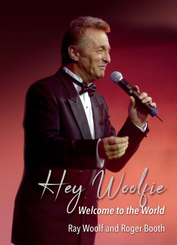 Paperback biography of Ray Woolf, detailing his journey as a beloved New Zealand singer, actor, and TV host.