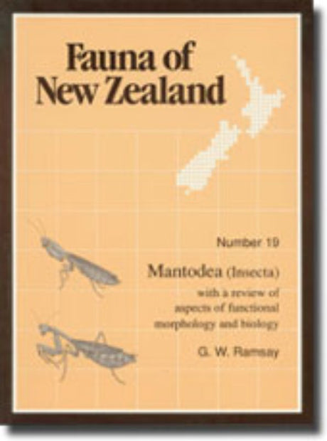 A detailed guide on New Zealand's praying mantis species, exploring their biology and ecology in a beautifully illustrated paperback.