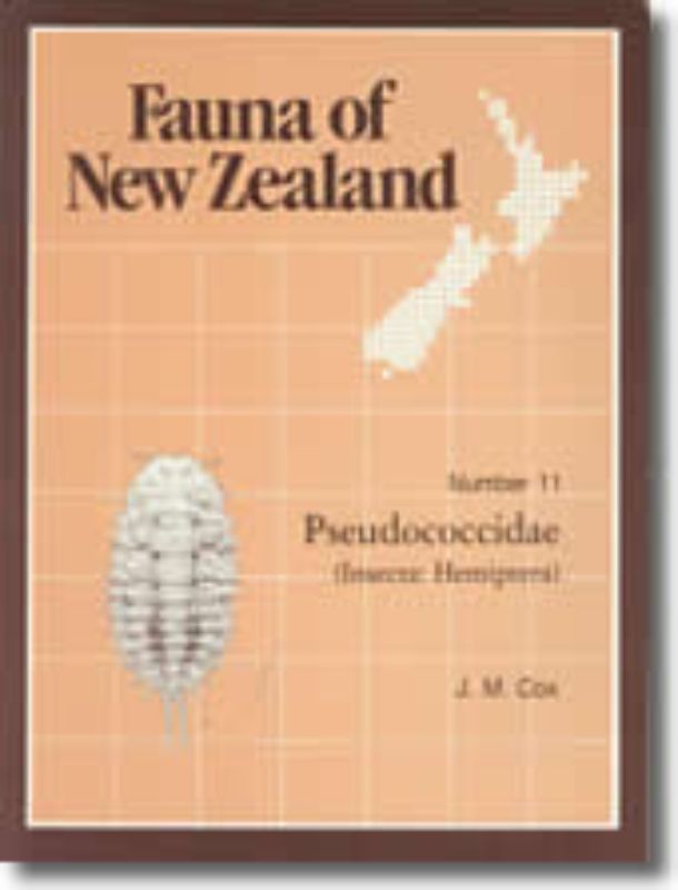 Comprehensive guide to New Zealand's mealybugs, featuring 140 pages of illustrations and insights by expert J Cox.