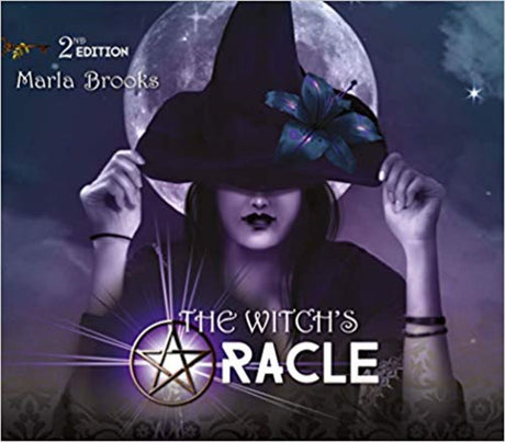 "The Witch's Oracle 2nd Edition features 45 beautifully illustrated oracle cards and a guidebook for spiritual insight and growth."