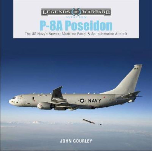 Hardback book detailing the P-8A Poseidon, a modern maritime patrol aircraft with advanced surveillance and weapon systems.