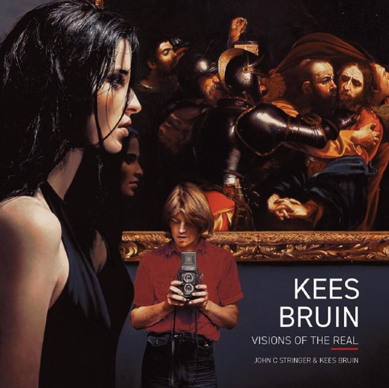 Hardback art book featuring Kees Bruin's visionary realism, exploring culture, beauty, and the human experience through striking imagery.