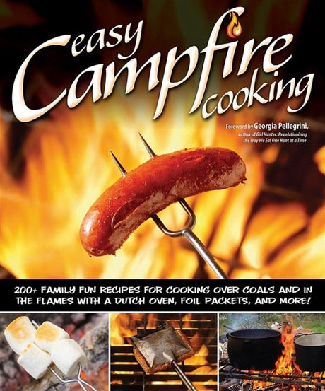 A family-friendly cookbook featuring creative campfire recipes and fun outdoor activities for unforgettable culinary adventures.