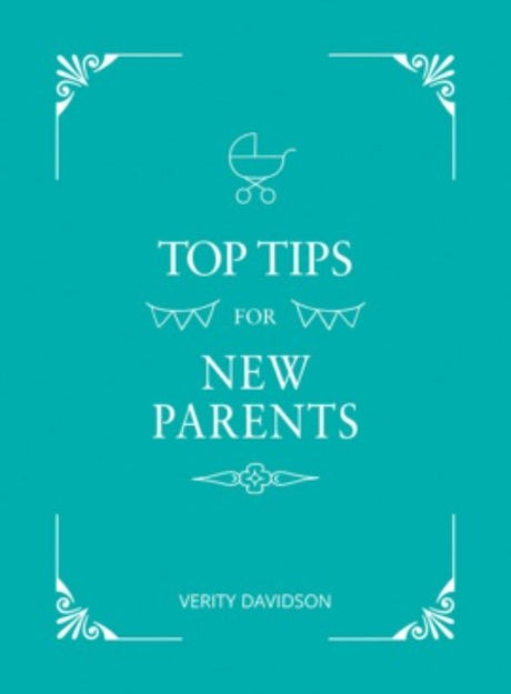 Hardback guide for new parents, featuring practical tips on baby care, routines, and managing parenthood challenges.