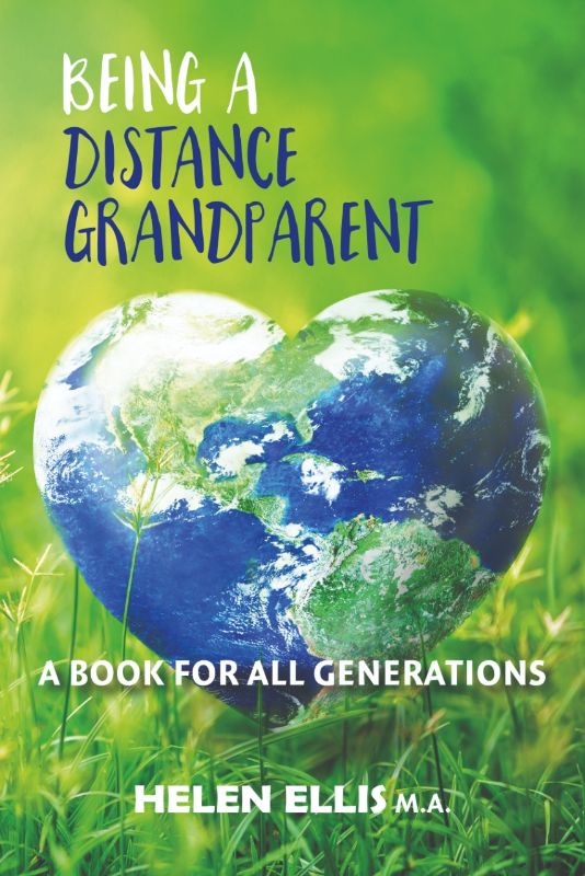 Cover of "Being A Distance Grandparent" by Helen Ellis, offering insights for long-distance family connections.