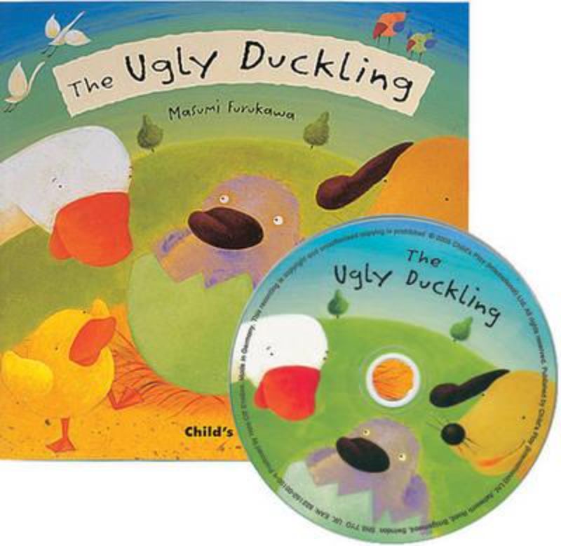 Illustrated soft cover edition of 'The Ugly Duckling' with lift-up flaps and audio CD for young readers.