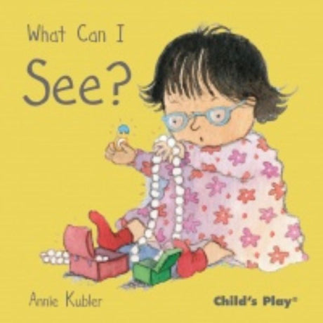 Engaging board book for toddlers featuring vibrant illustrations to explore sight and promote language development.