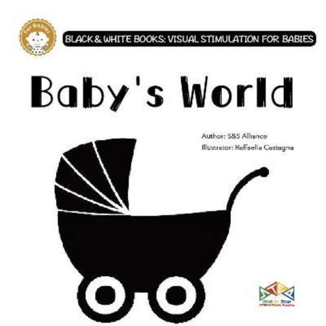High-contrast black and white board books for babies, designed to stimulate brain development and engage with interactive features.