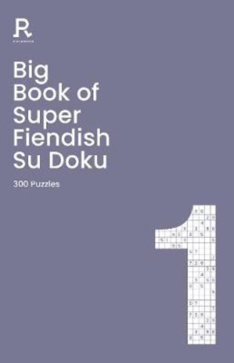 Stylish paperback featuring 300 ultra-challenging Sudoku puzzles, perfect for seasoned enthusiasts and on-the-go entertainment.