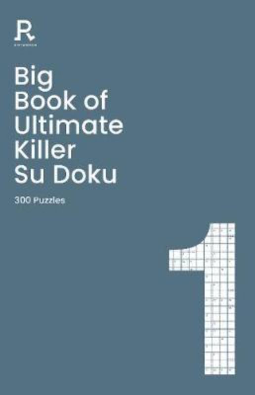 Big Book of Ultimate Killer Su Doku Book 1 featuring 300 challenging puzzles in a portable paperback format for puzzle lovers.