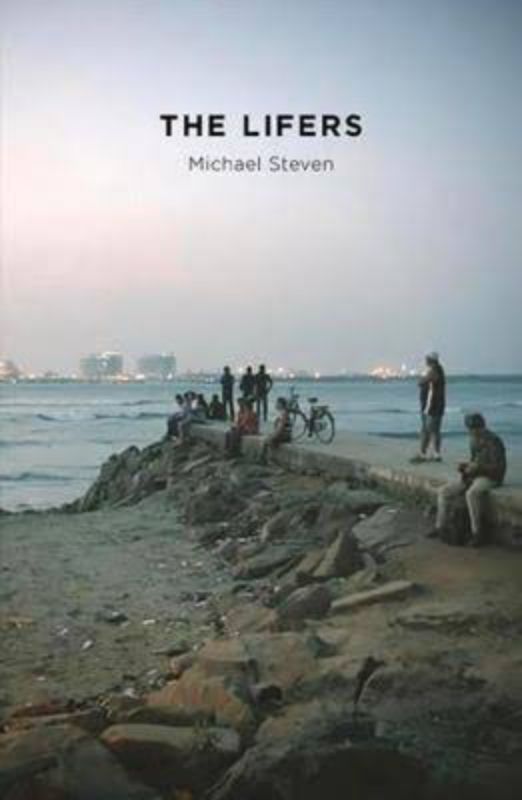 Cover of "The Lifers" by Michael Steven, showcasing a poetic journey through life and human connection in modern New Zealand.