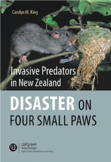 Invasive Predators In New Zealand book cover, highlighting ecological impact of introduced species on native wildlife.