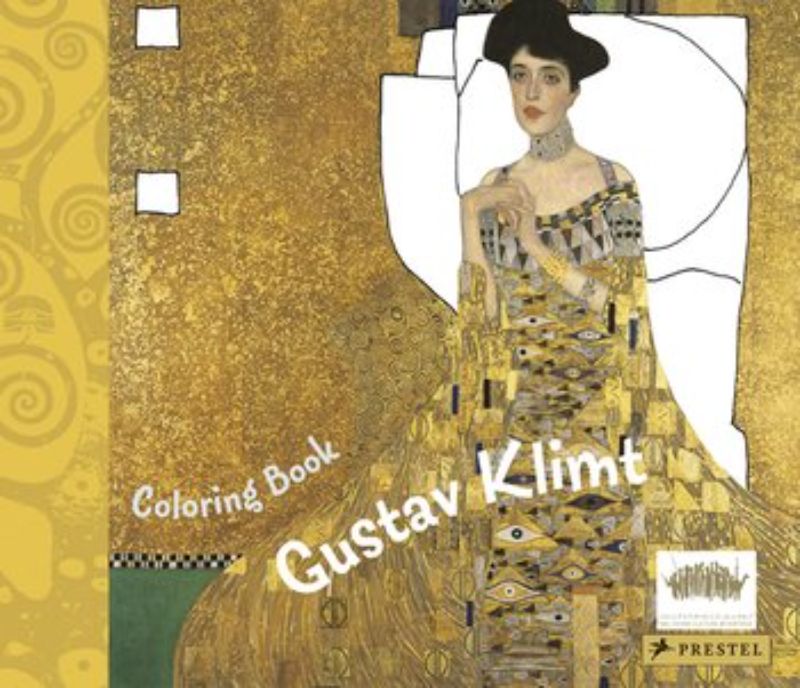 Klimt Colouring Book for kids with 32 pages of enchanting designs to inspire creativity and develop fine motor skills.