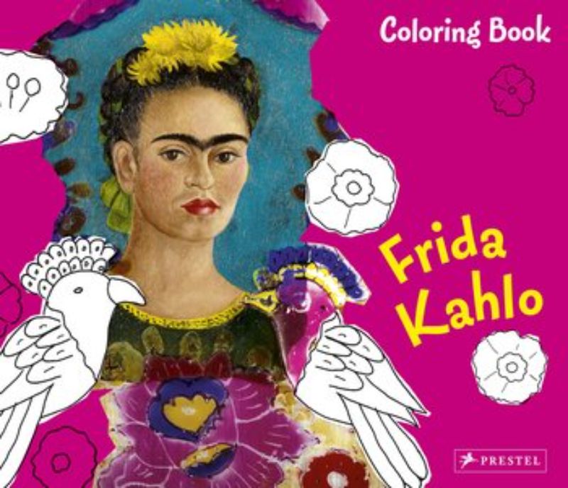 Kahlo Colouring Book: A vibrant activity book for kids featuring 32 pages inspired by Frida Kahlo's masterpieces.
