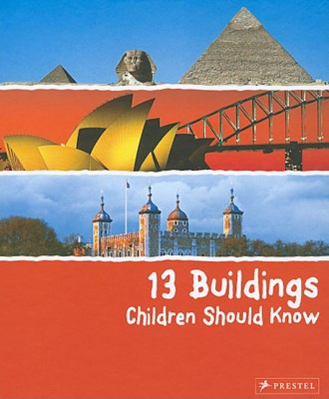 Hardback book featuring 13 architectural wonders with activities to inspire children's creativity and love for design.