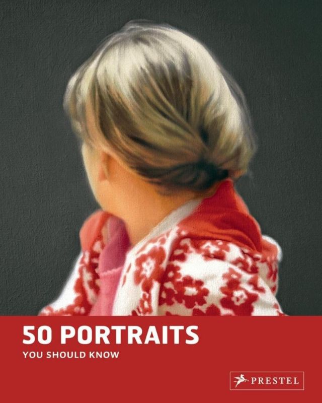 Cover of '50 Portraits You Should Know', featuring iconic artworks and an engaging journey through art history.