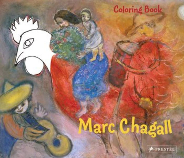 Colouring book featuring 32 pages of Marc Chagall's designs for children to unleash their creativity and imagination.