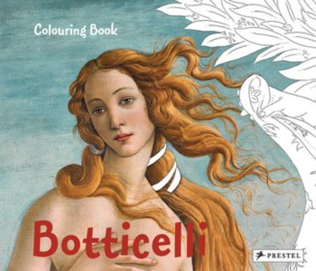 Colouring Book Botticelli featuring 32 intricate pages for kids to explore and color iconic masterpieces by Botticelli.