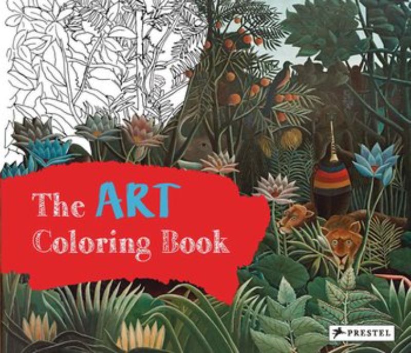 Coloring book for kids aged 4-8 featuring famous artworks, inviting creativity and artistic exploration through fun coloring activities.