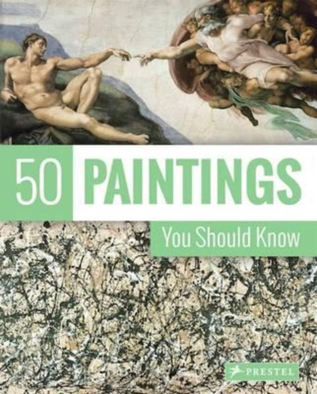 Illustrated guide featuring 50 iconic paintings across seven centuries, revealing art history and masterful techniques.