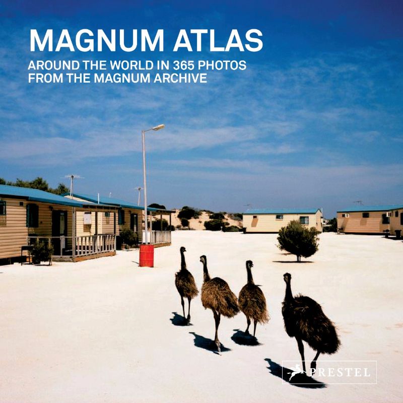 Hardback collection "Magnum Atlas" featuring 752 pages of iconic and new global photography showcasing diverse cultures.
