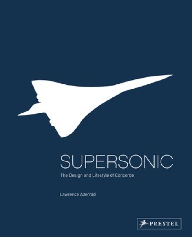 Elegant hardback book showcasing the design, history, and luxury of the Concorde supersonic jet, with stunning photography.